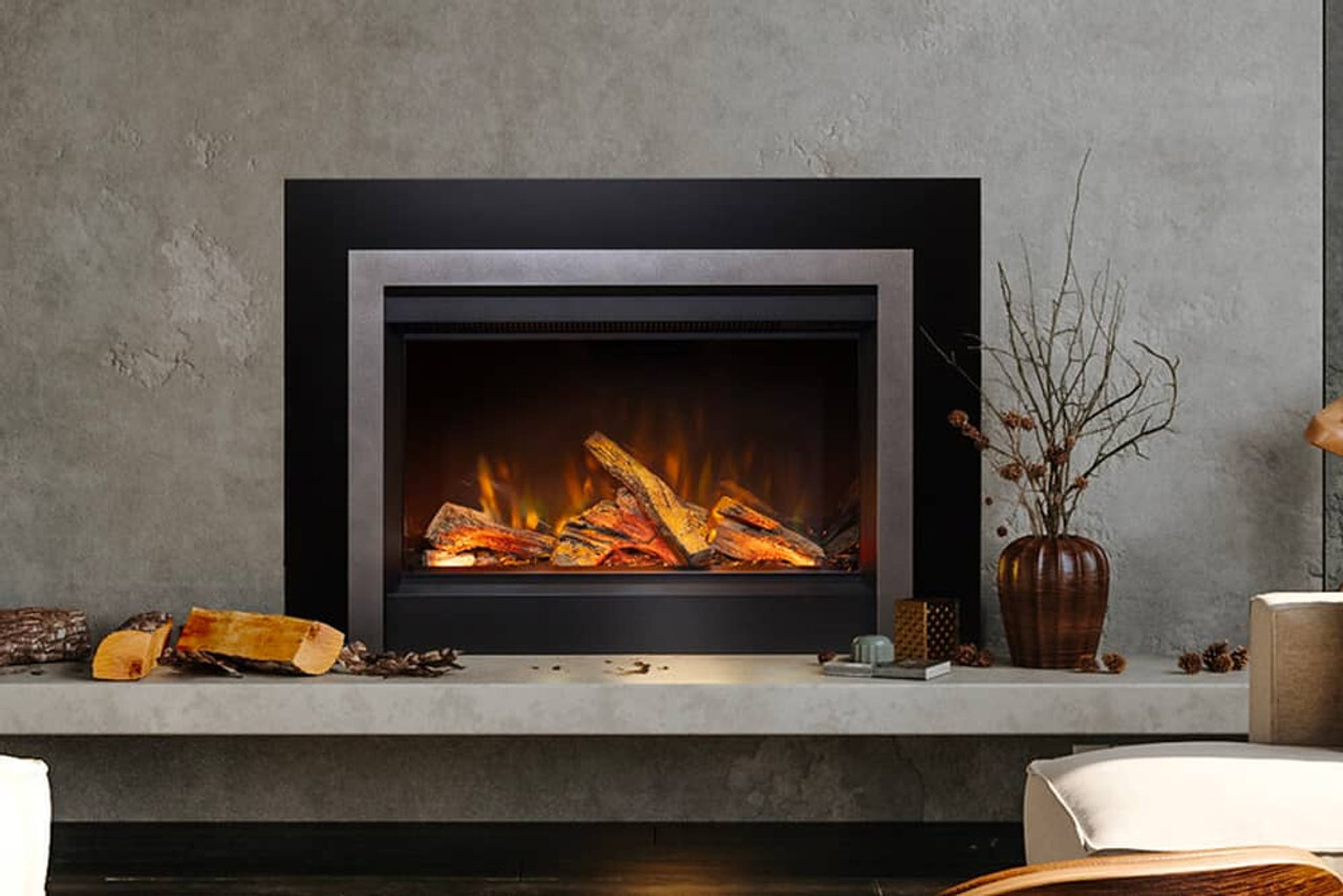 Electric fireplace insert
