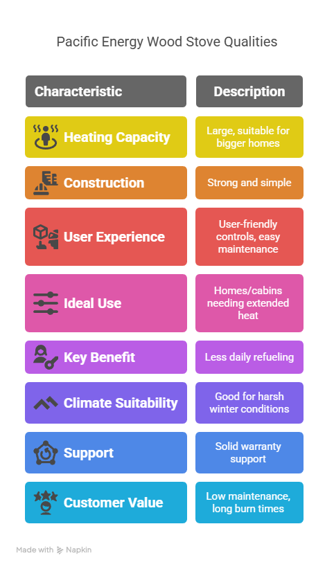 Pacific Energy Wood Stove Qualities
